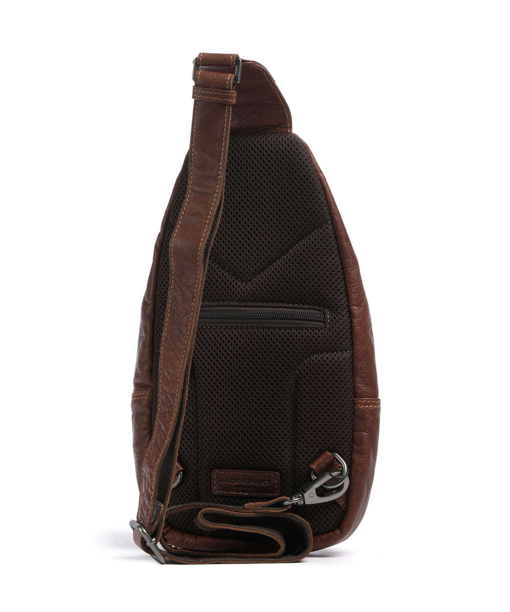 Jack Kinsky Porto 13 Sling bag cognac