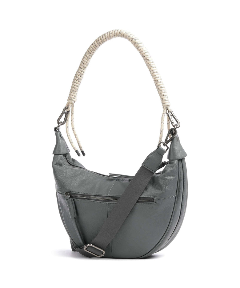 FredsBruder Nea Hobo bag blue grey