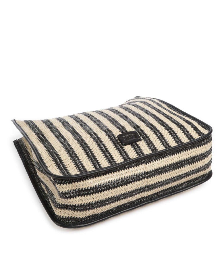 FredsBruder Sommerliebe Square Handbag black stripes