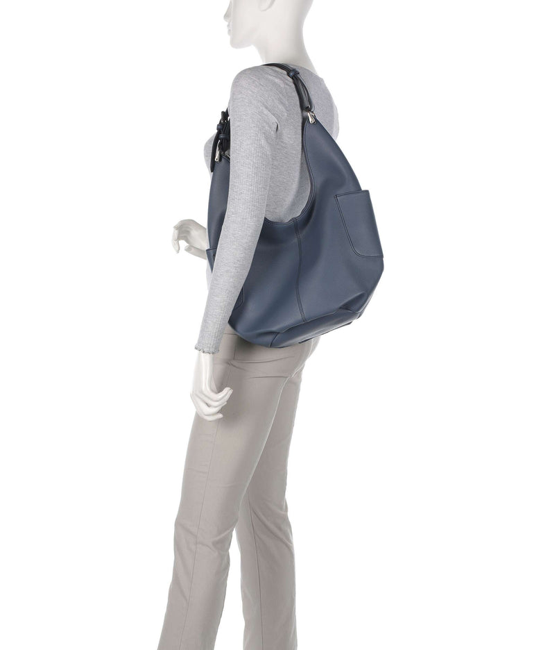 FredsBruder Bestie Round Hobo bag dusty blue