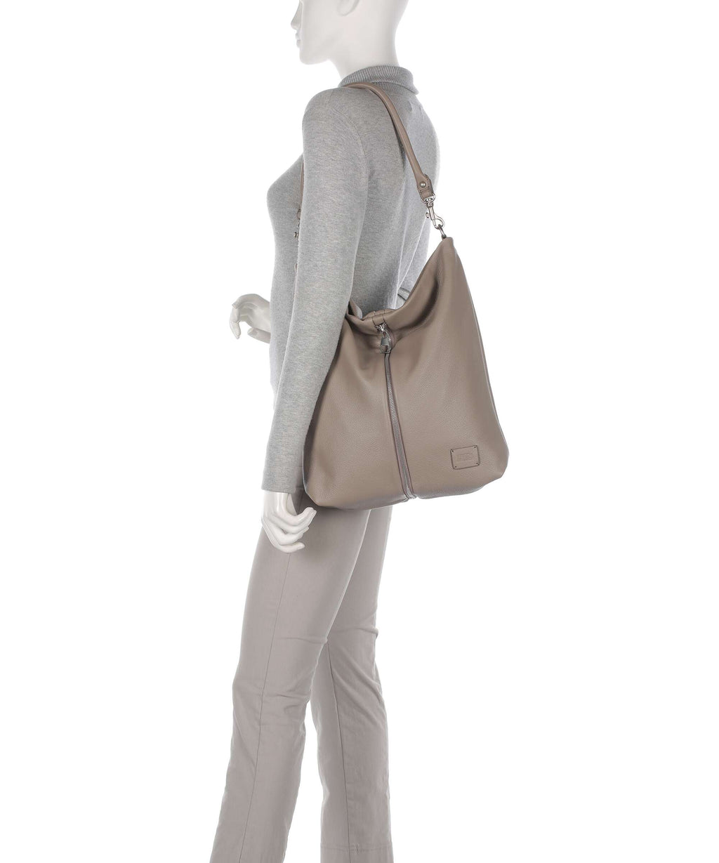 FredsBruder Feeling Good Zip Hobo bag warm grey