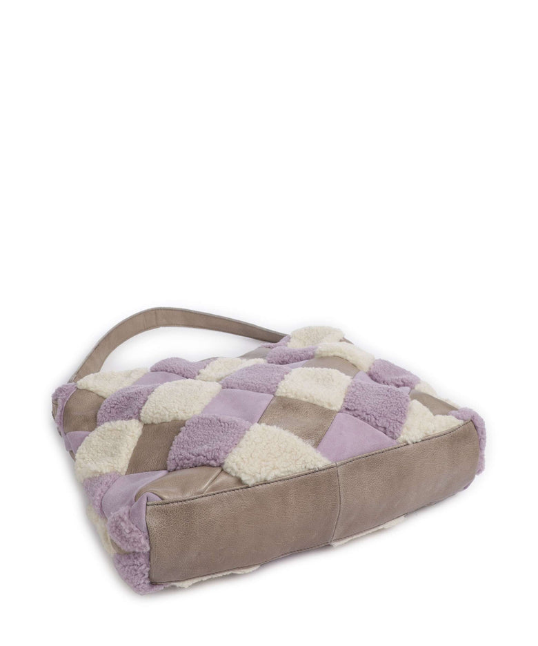 FredsBruder Check My Bag Hobo bag lavender teddy mix