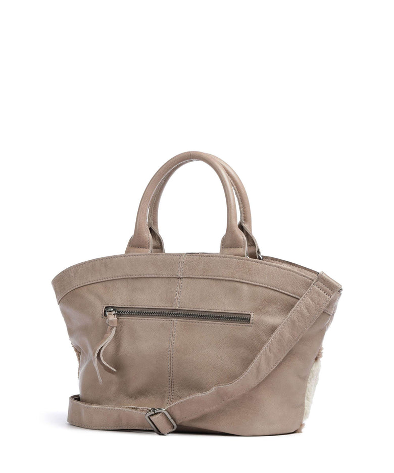 FredsBruder Check My Bag Handbag taupe teddy mix