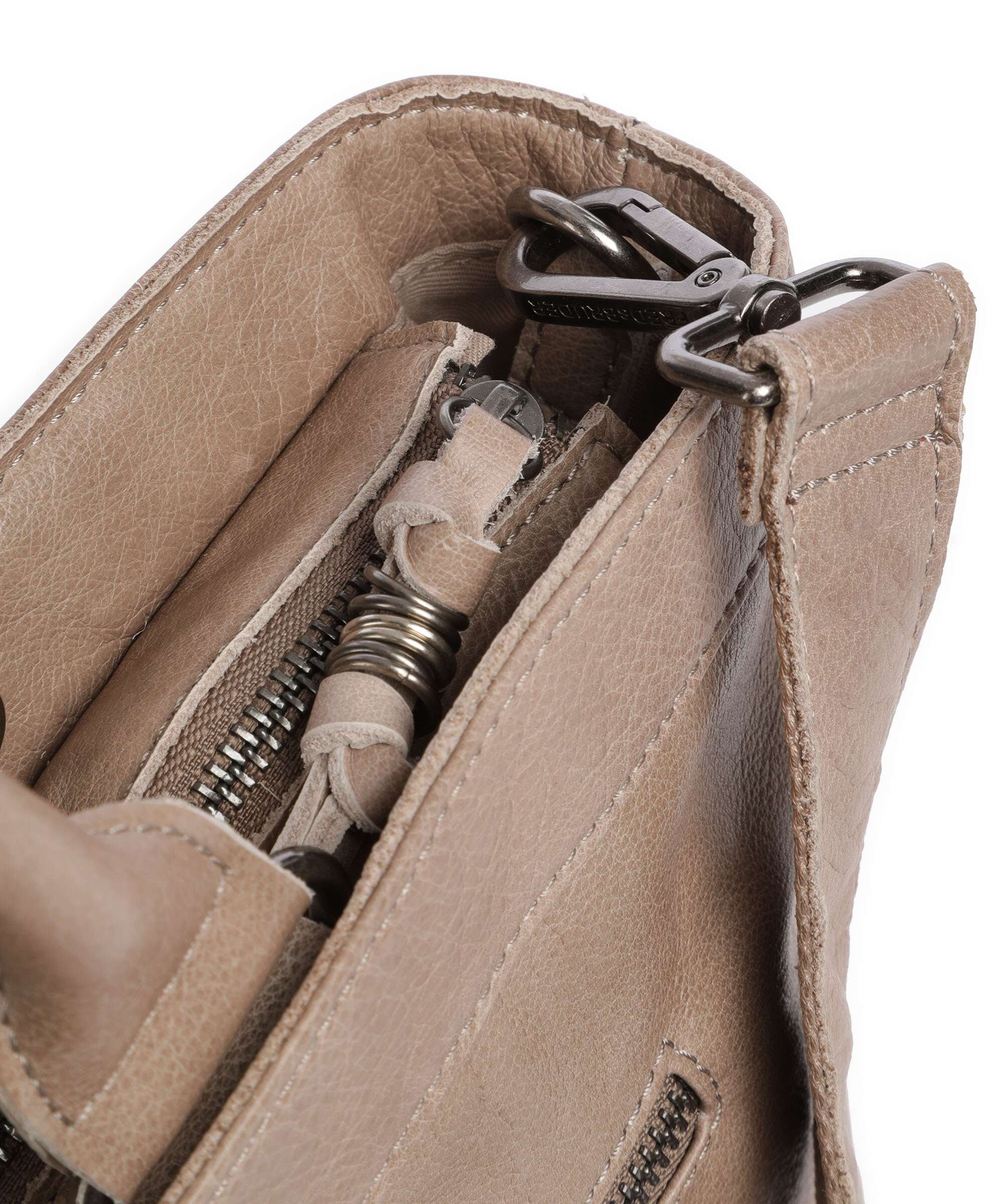 FredsBruder Check My Bag Handbag taupe teddy mix