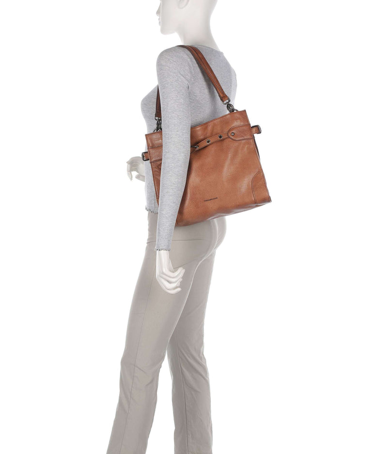FredsBruder Belt It Hobo bag dark caramel