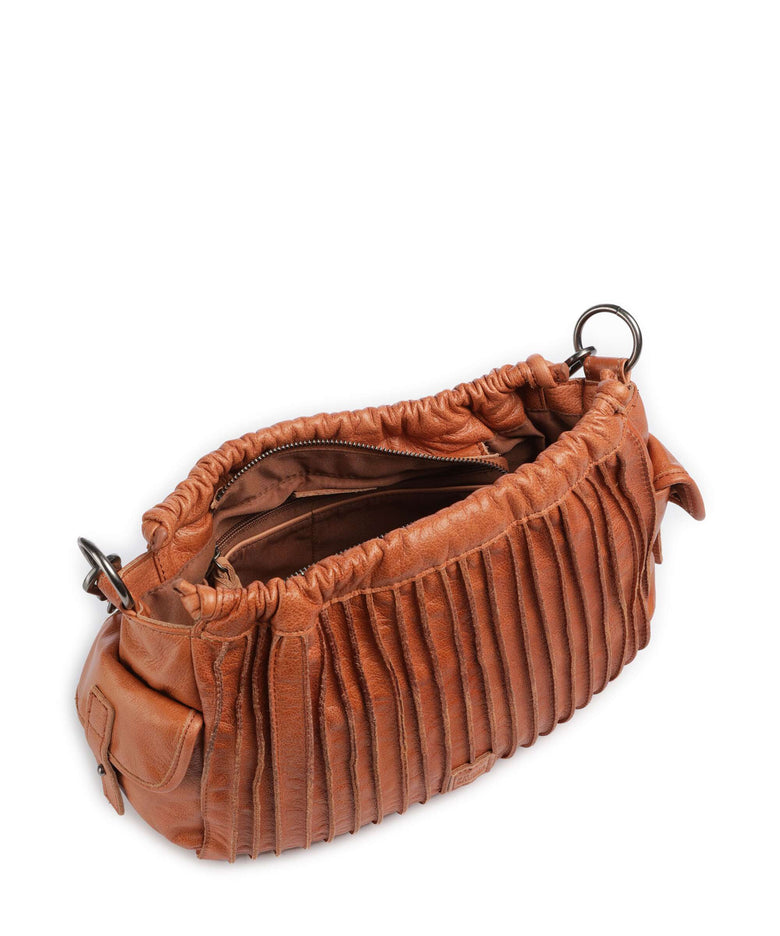 FredsBruder Say Hello Shoulder bag dark caramel