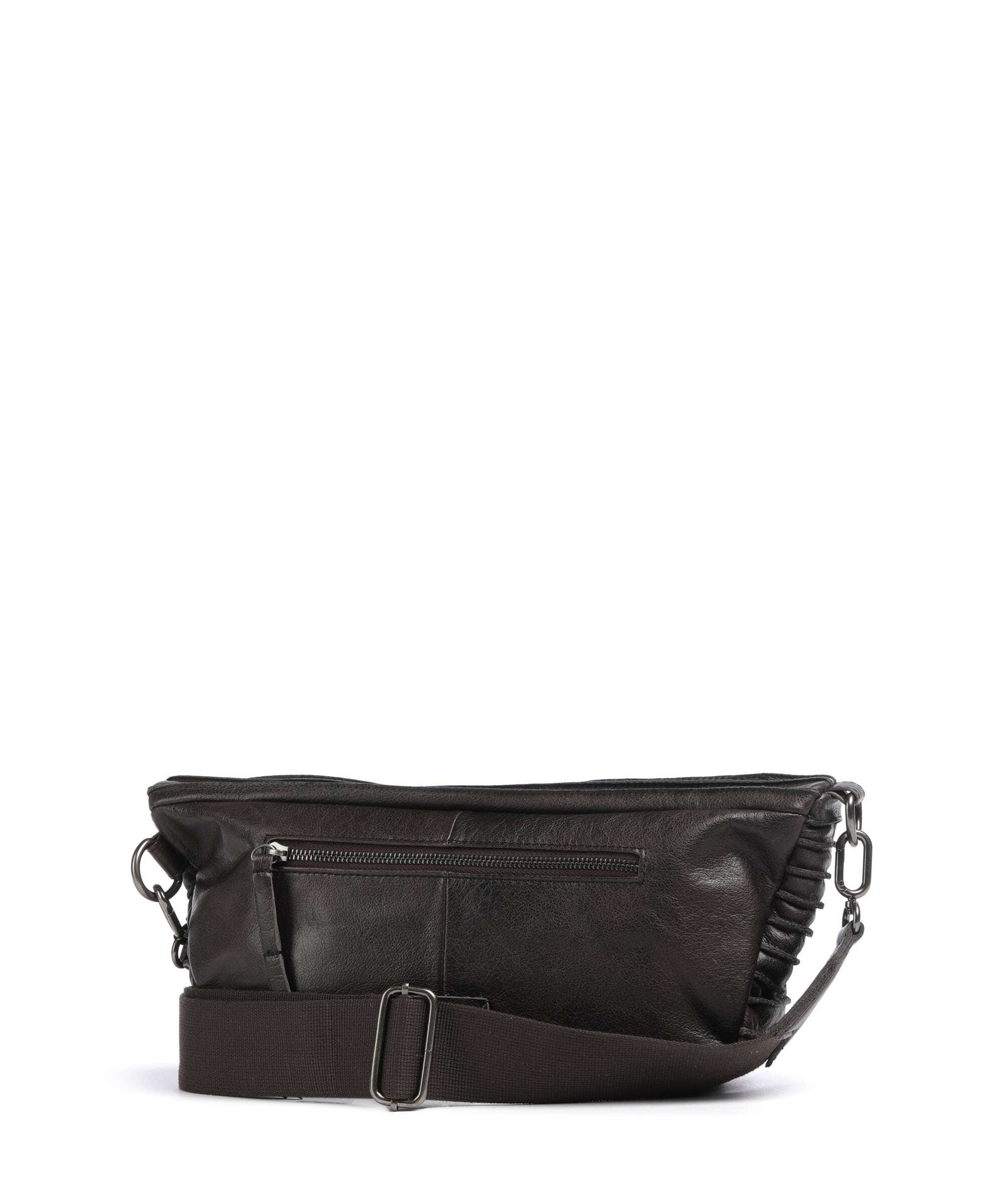 FredsBruder Check My Bag Mini Crossbody bag brown