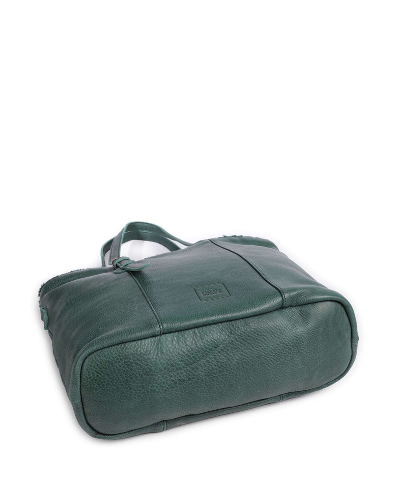 FredsBruder Inside Out Tote bag petrol green