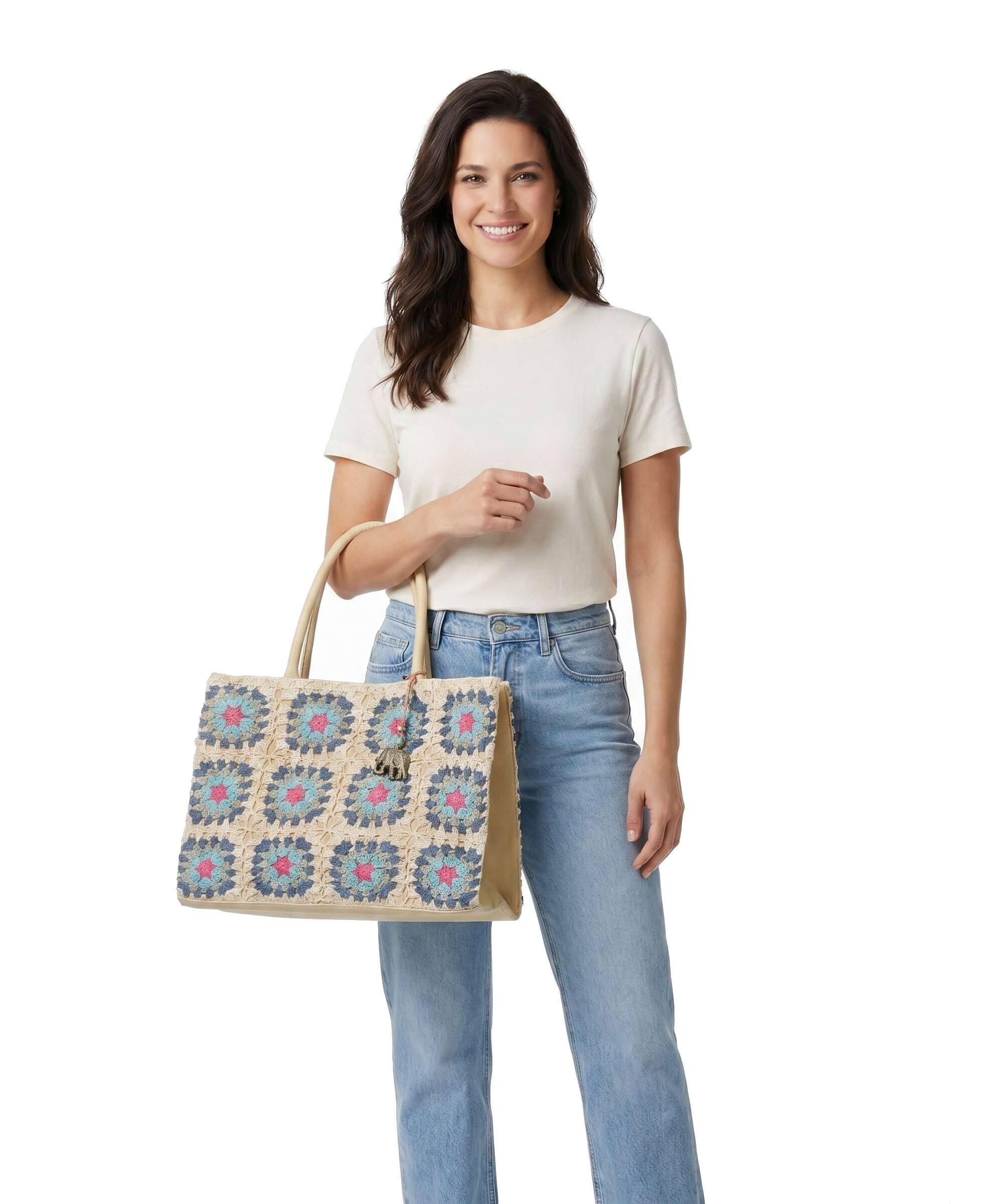 Anokhi Tote bag blue