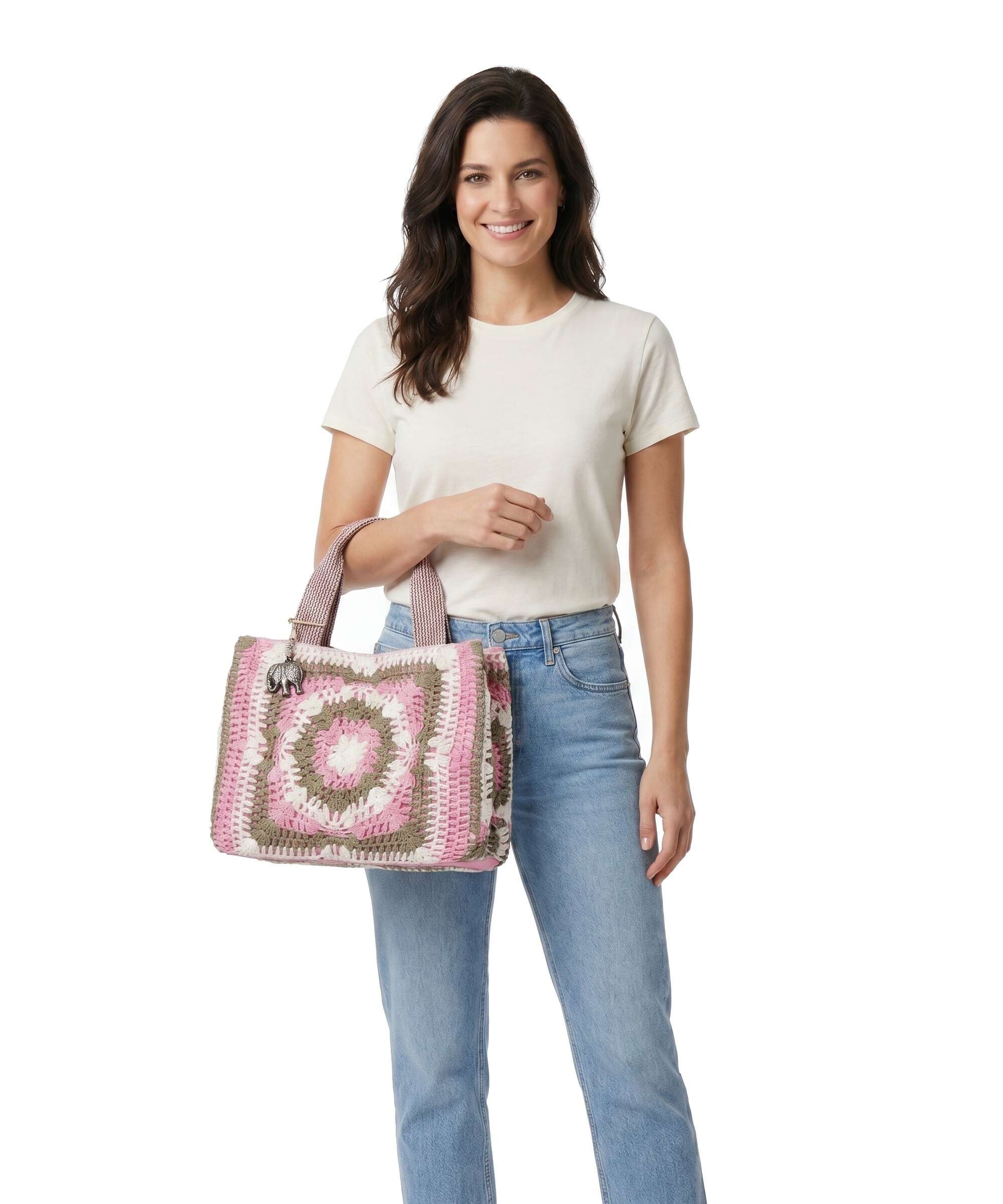 Anokhi Handbag pink