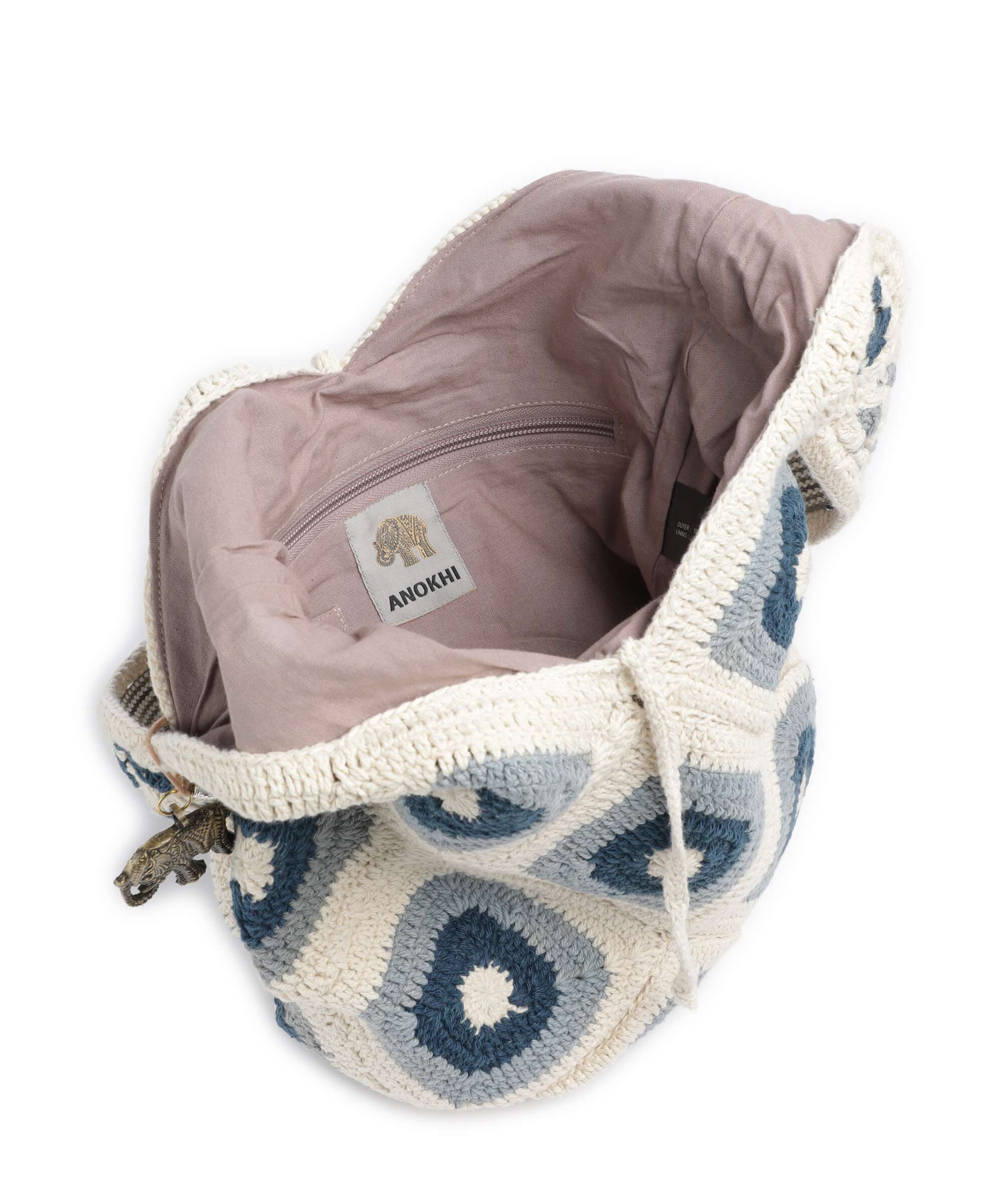 Anokhi Hobo bag blue