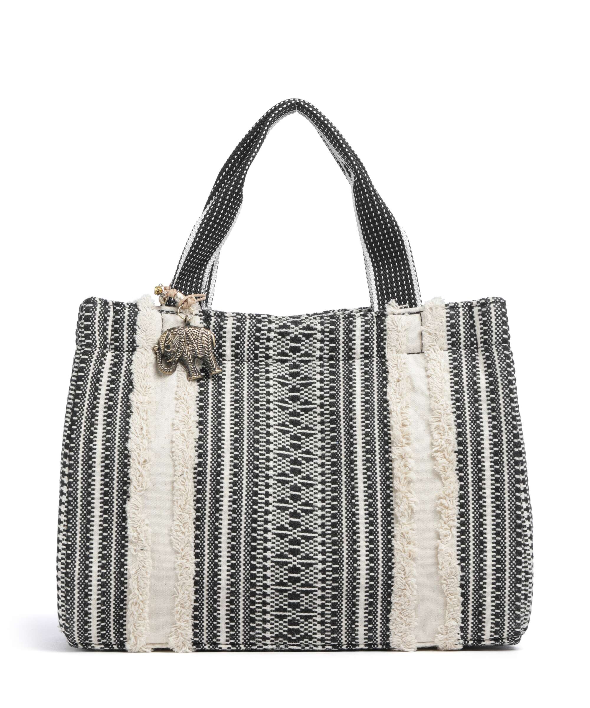 Anokhi Handbag black/white