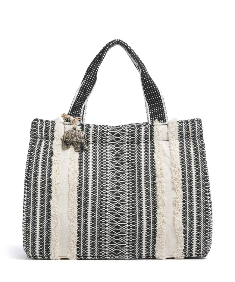 Anokhi Handbag black/white