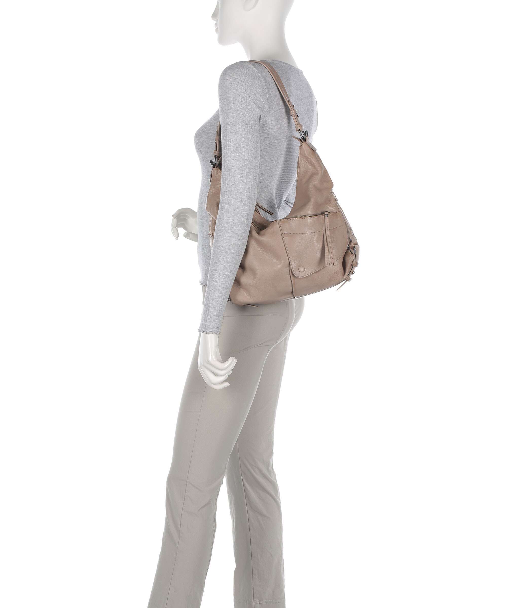 Aunts & Uncles Guerilla Gardeners June Hobo bag clay