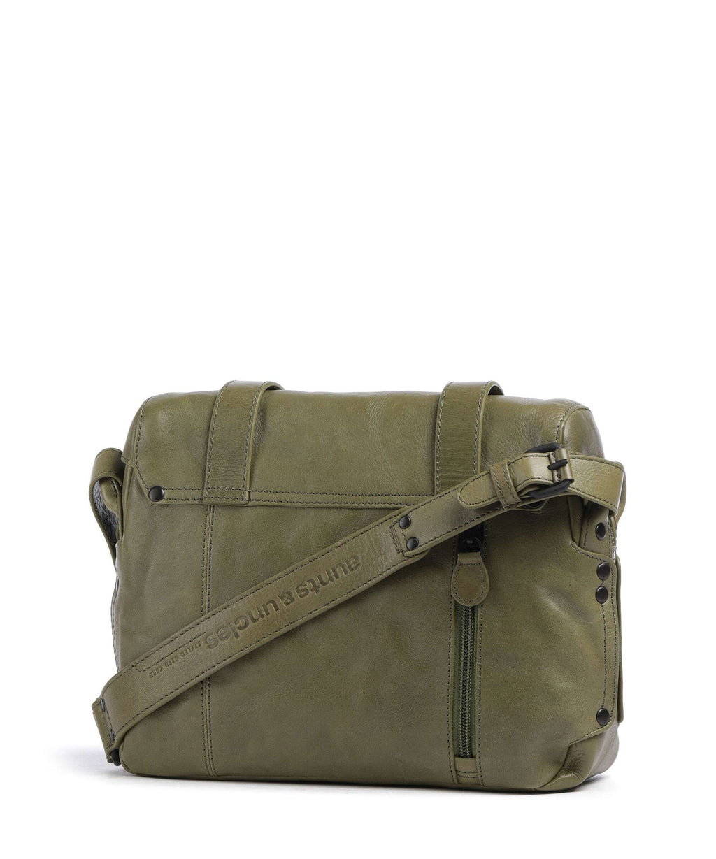 Aunts & Uncles Grandma's Luxury Club Miss Applepie Crossbody bag olive branch