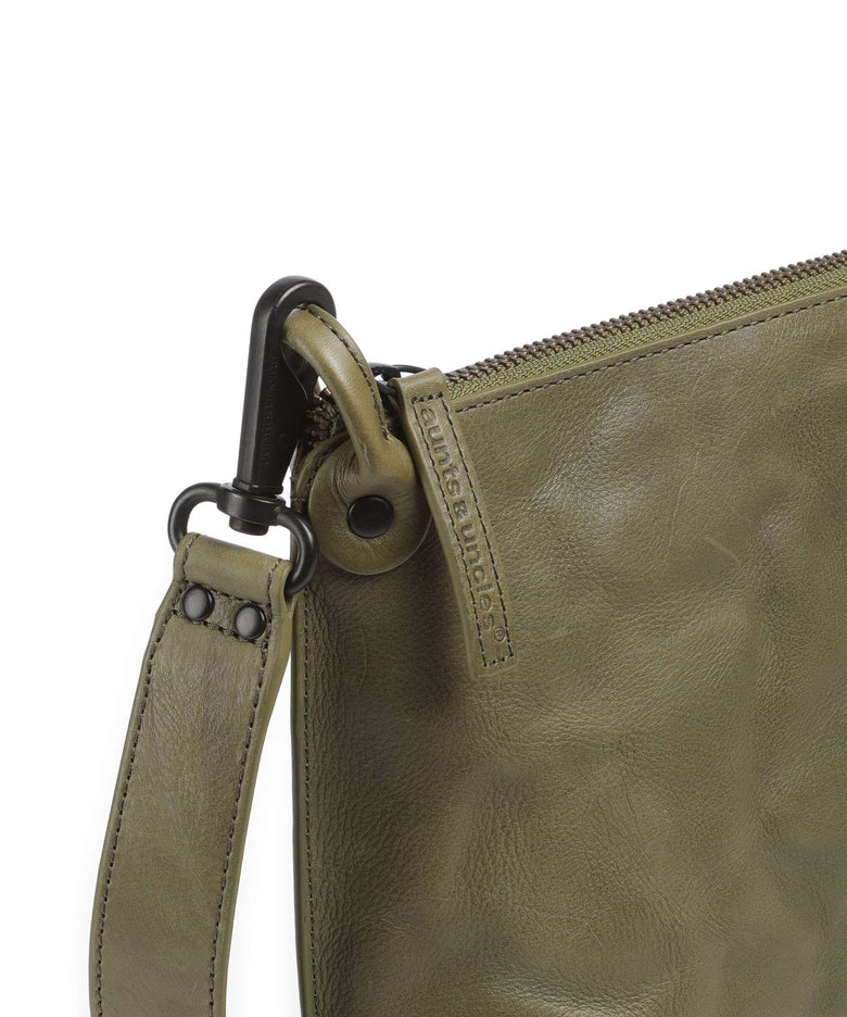 Aunts & Uncles Grandma's Luxury Club Mrs. Raisin Cookie Crossbody bag olive branch