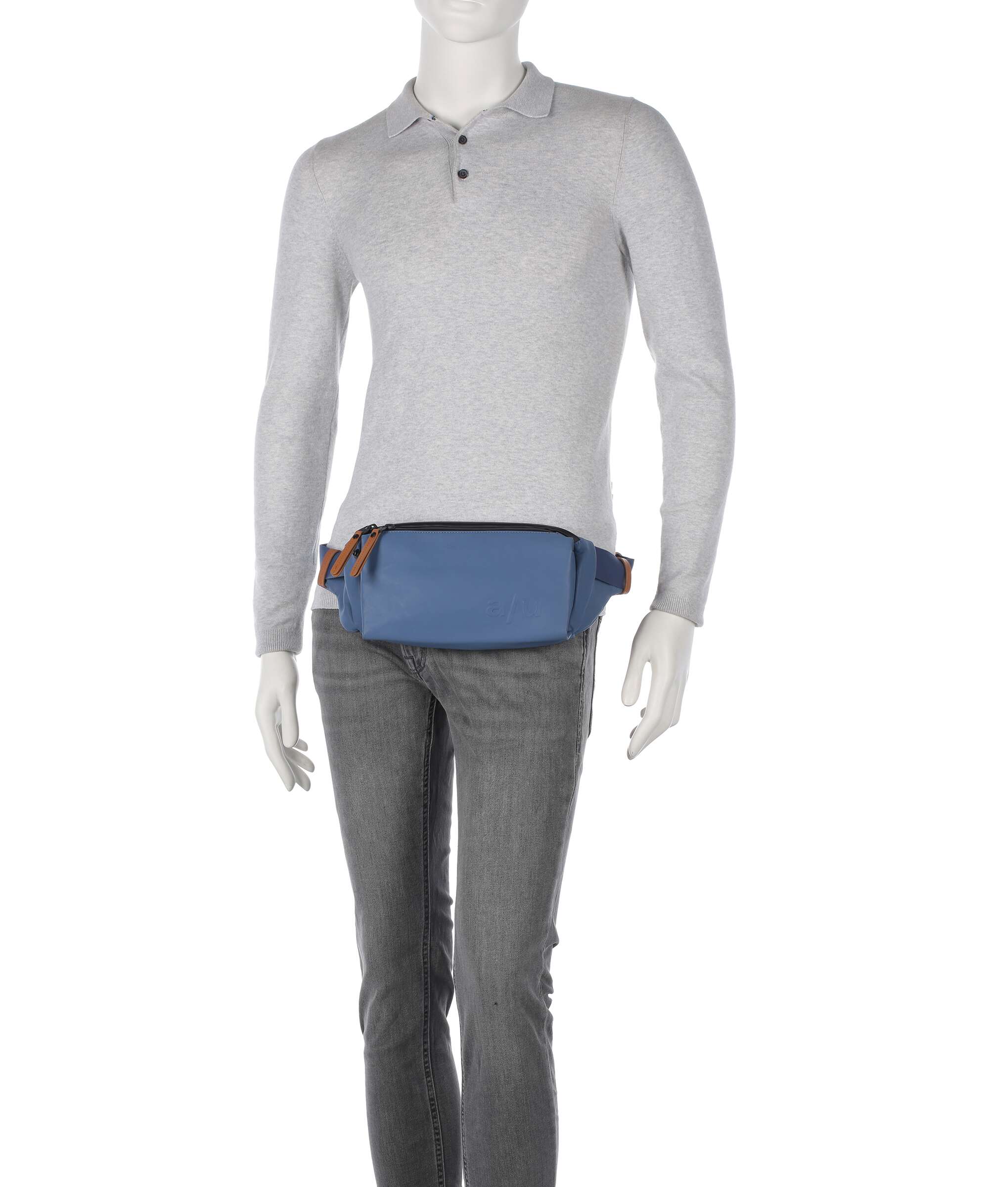 Aunts & Uncles Japan Himeji Belt bag blue jeans