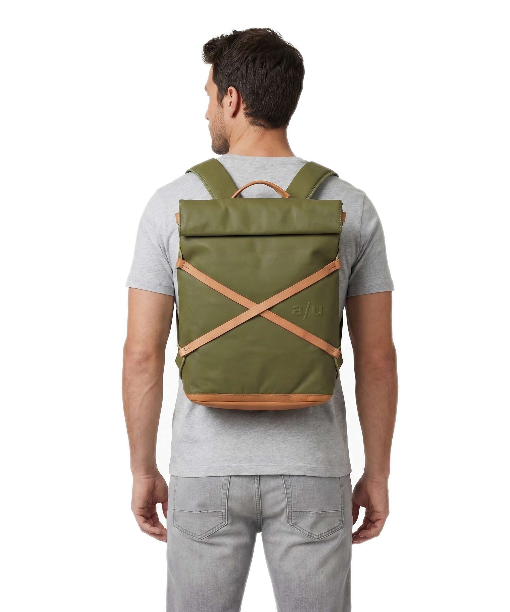 Aunts & Uncles Japan Yokohama Rolltop backpack marshland