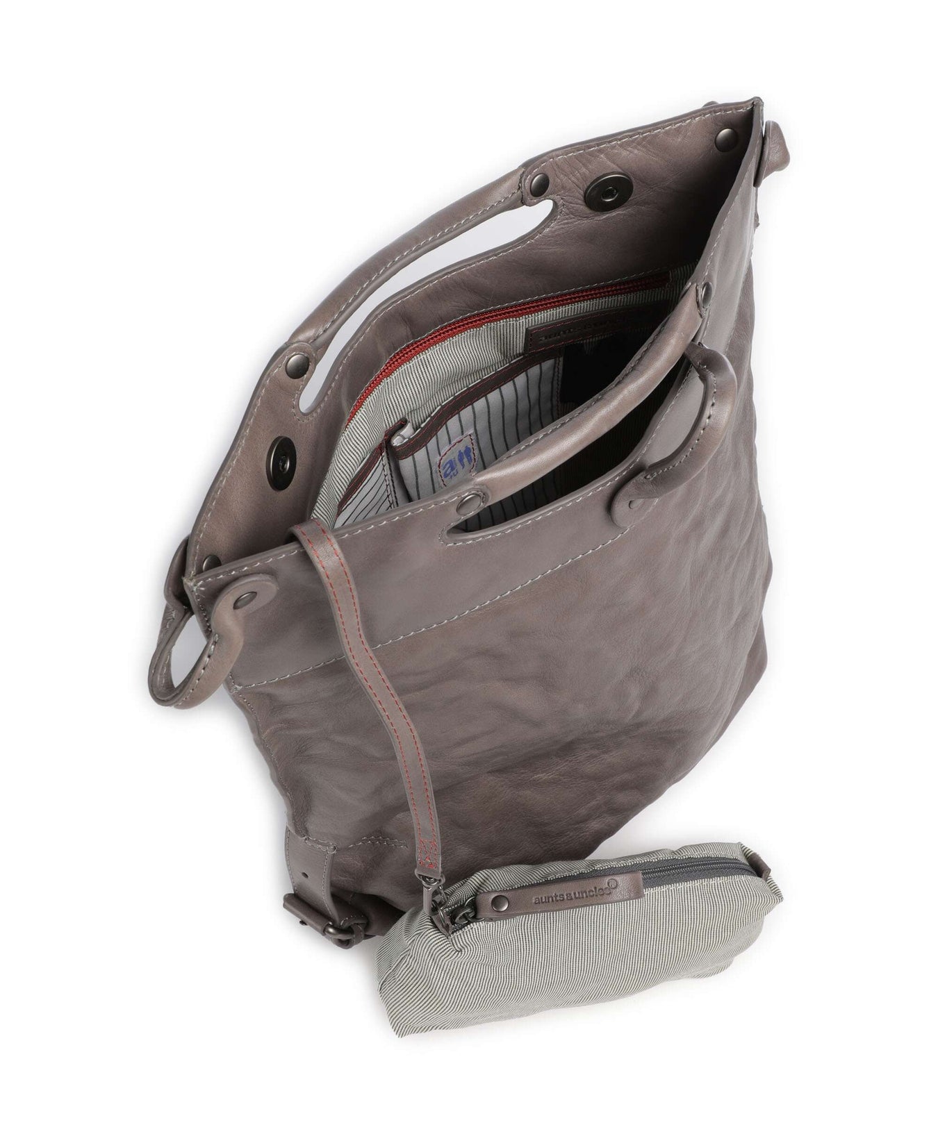 Aunts & Uncles Grandma's Luxury Club Mrs. Pancake Shoulder bag oyster grey