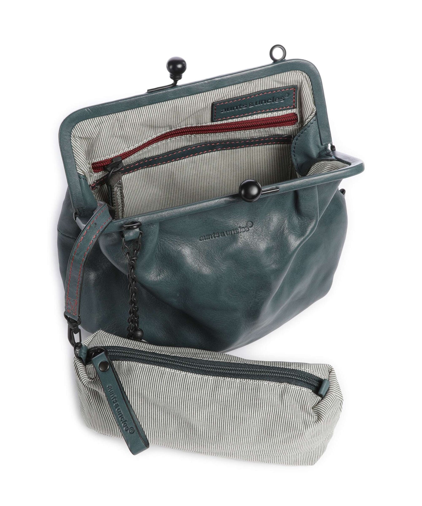 Aunts & Uncles Grandma's Luxury Club Mrs. Fortune Cookie Crossbody bag kelp forest