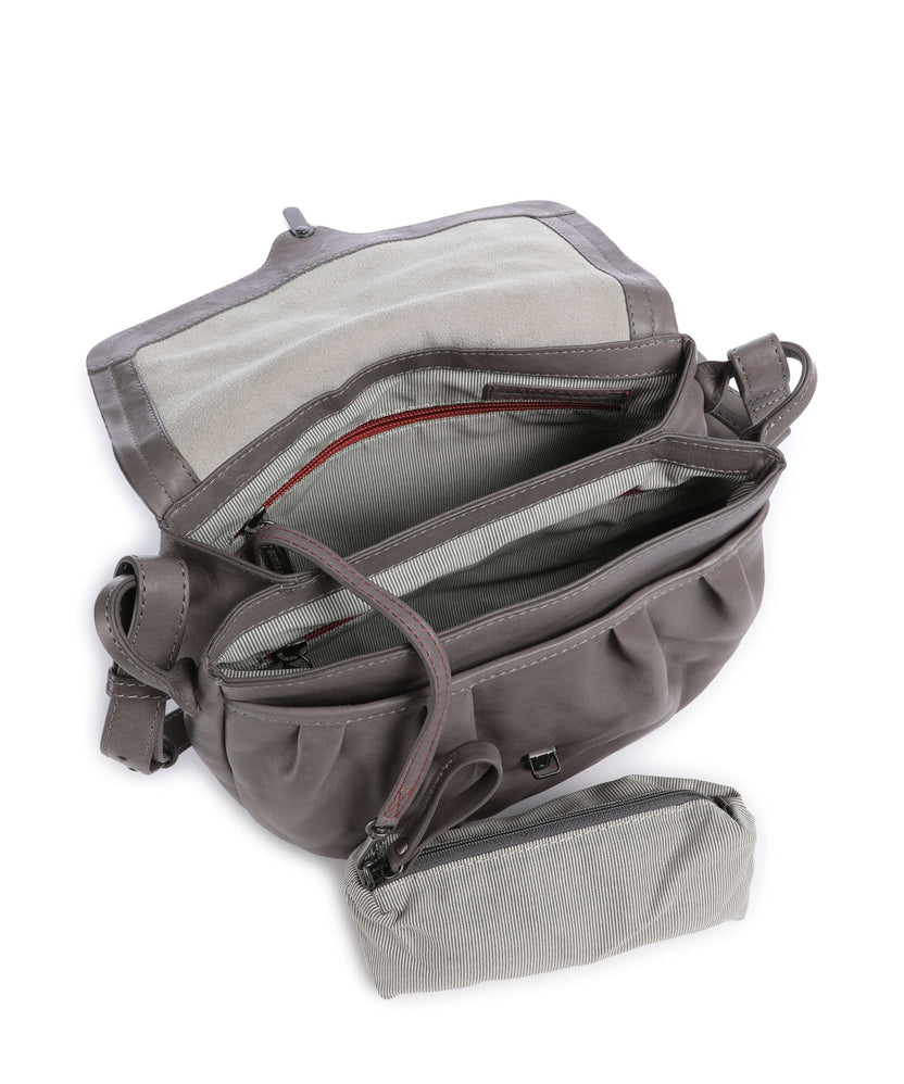 Aunts & Uncles Grandma's Luxury Club Mrs. Pineapple Pie Crossbody bag oyster grey