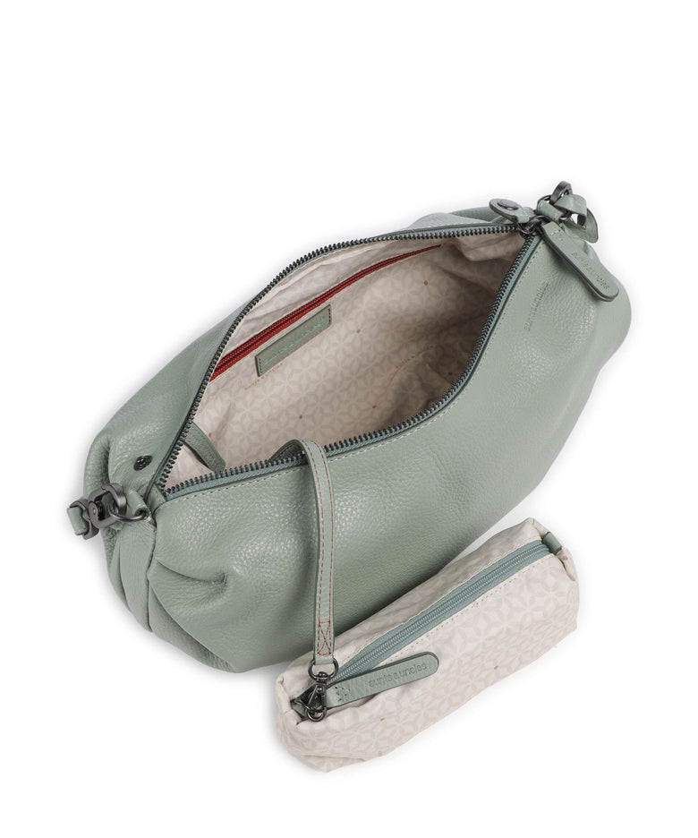 Aunts & Uncles Philocalists Sparkle Hobo bag sage green