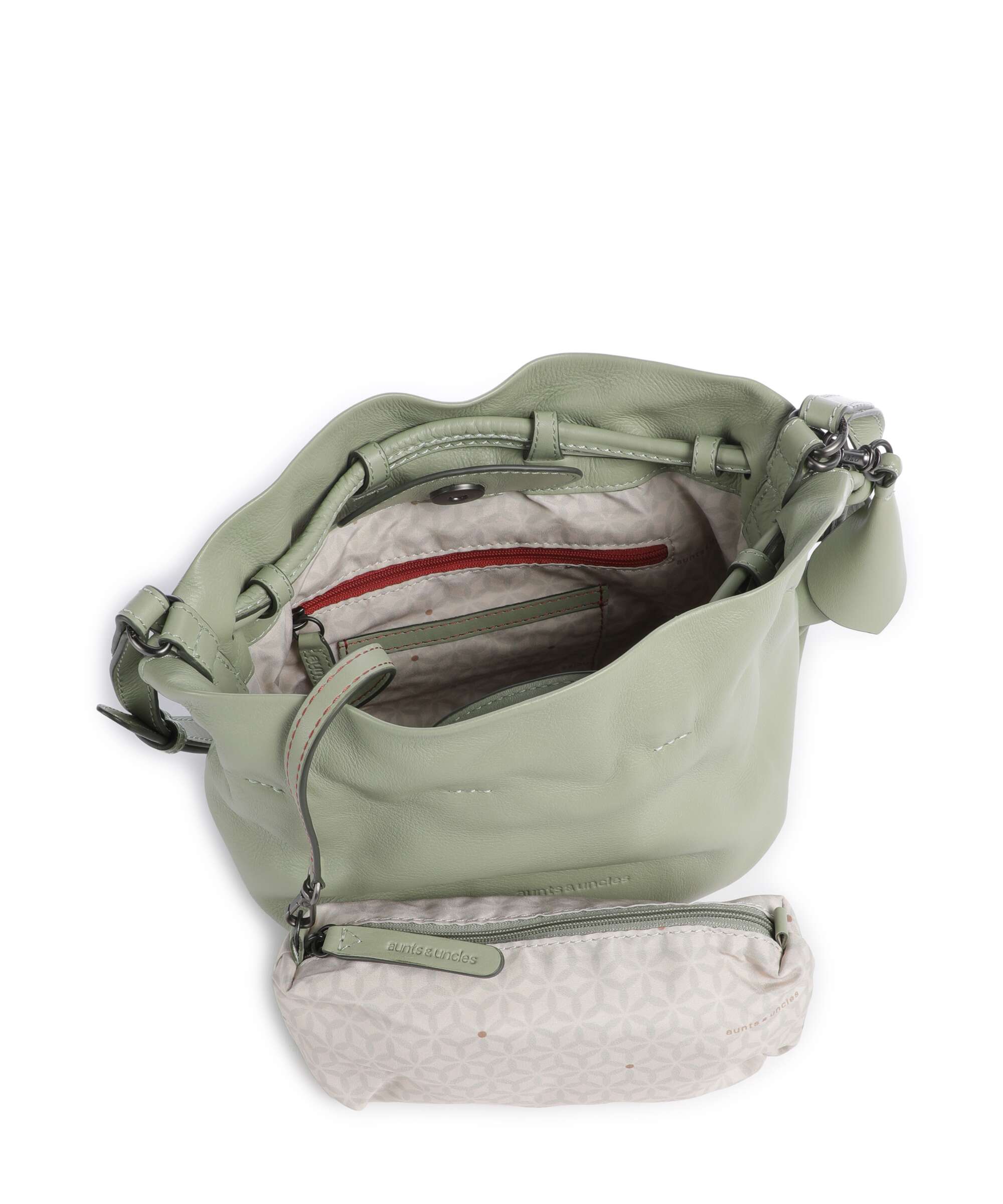 Aunts & Uncles Bohemian Vibes Fleur Bucket bag green tea