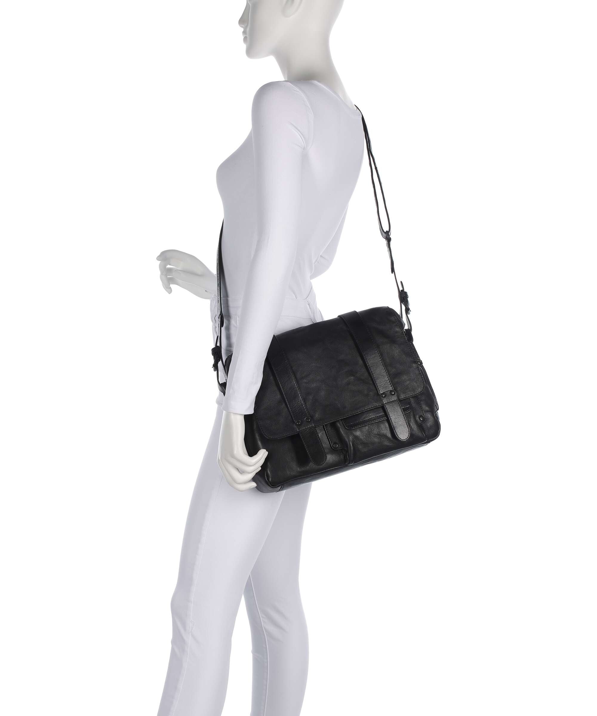 Aunts & Uncles Grandma's Luxury Club Mrs. Honey Pie Messenger bag black smoke