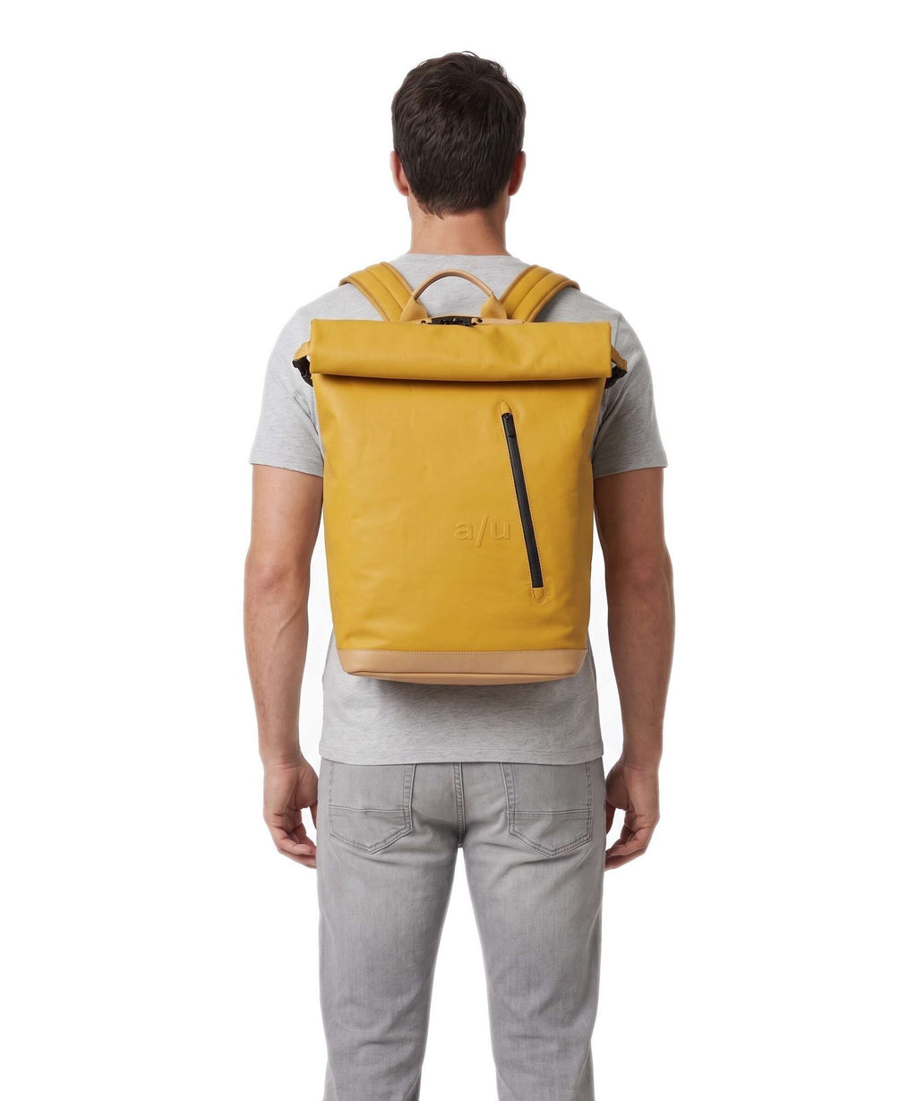 Aunts & Uncles Japan Matsuyama Rolltop backpack amber