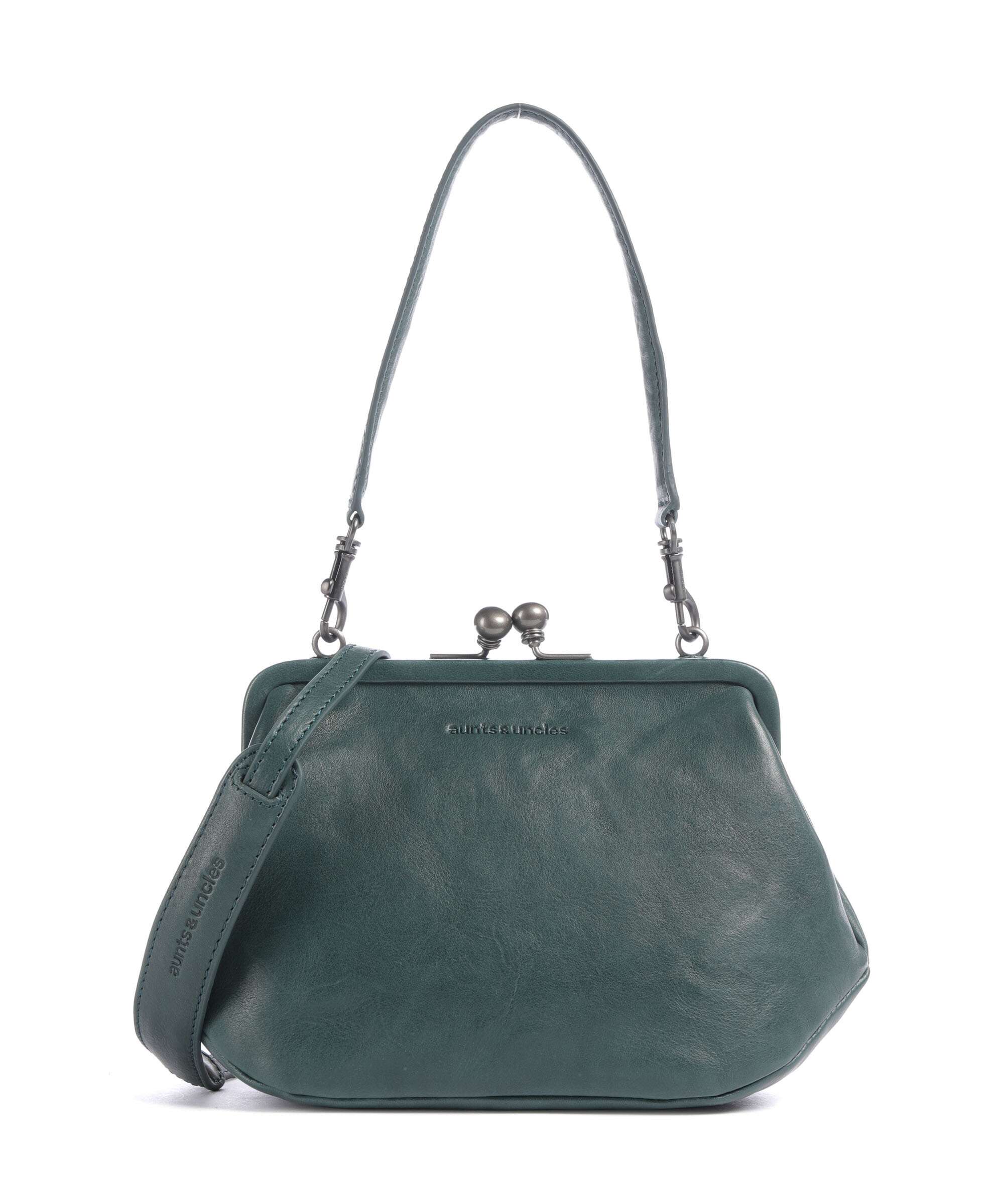 Aunts & Uncles Grandma's Luxury Club Mrs. Pizzelle Crossbody bag green jewel