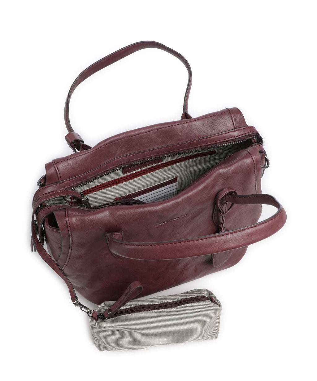 Aunts & Uncles Grandma's Luxury Club Mrs. Profiterole Handbag dark cherry