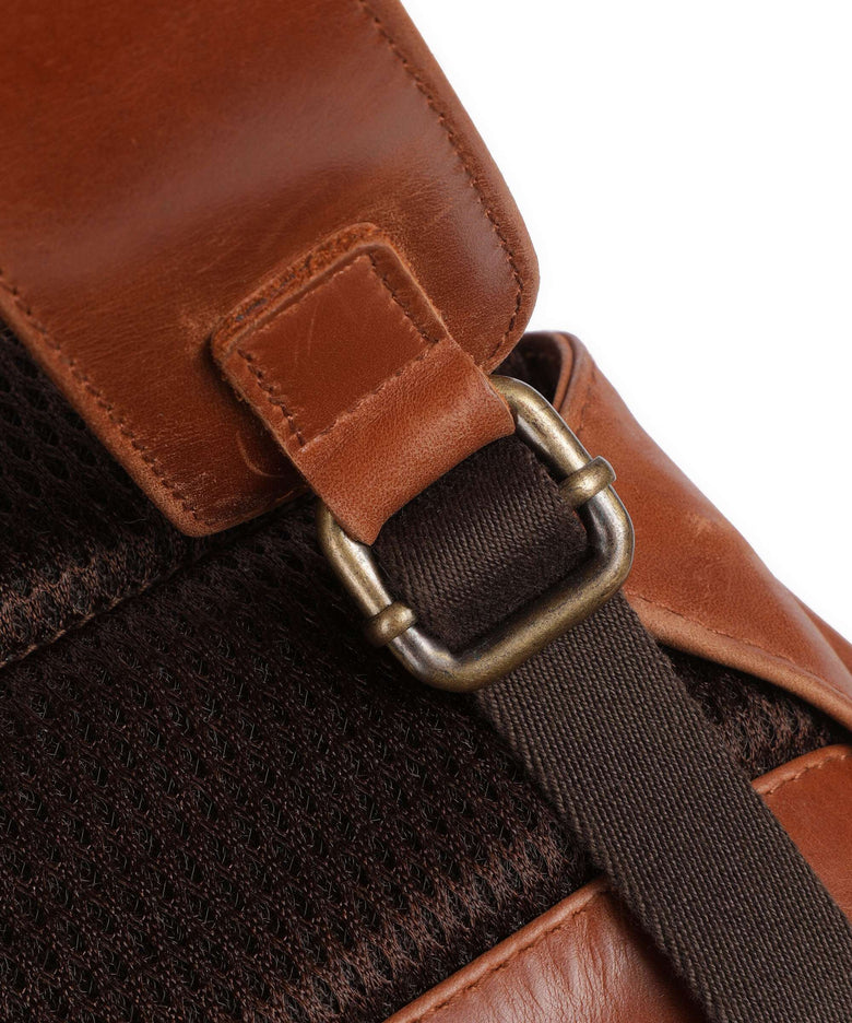 Buckle & Seam Crazy Horse Leon Backpack cognac