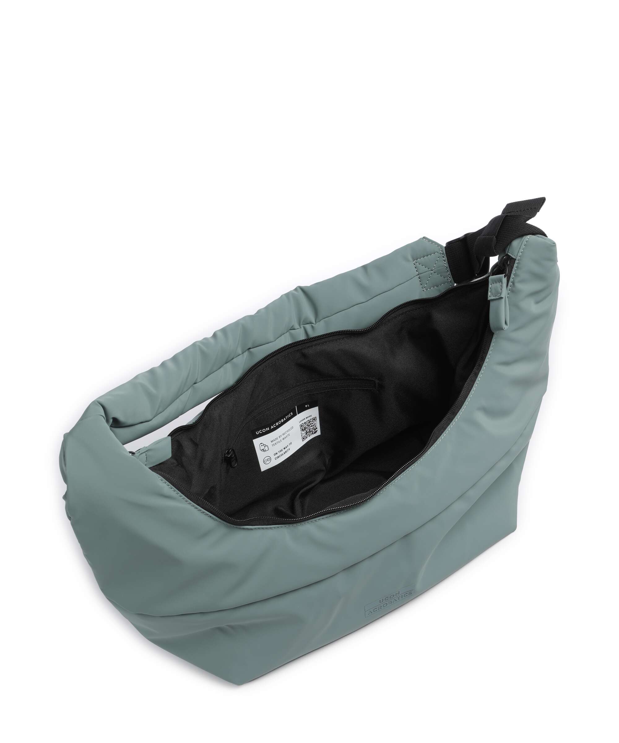 Ucon Acrobatics Moss Shota Medium Hobo bag pine green