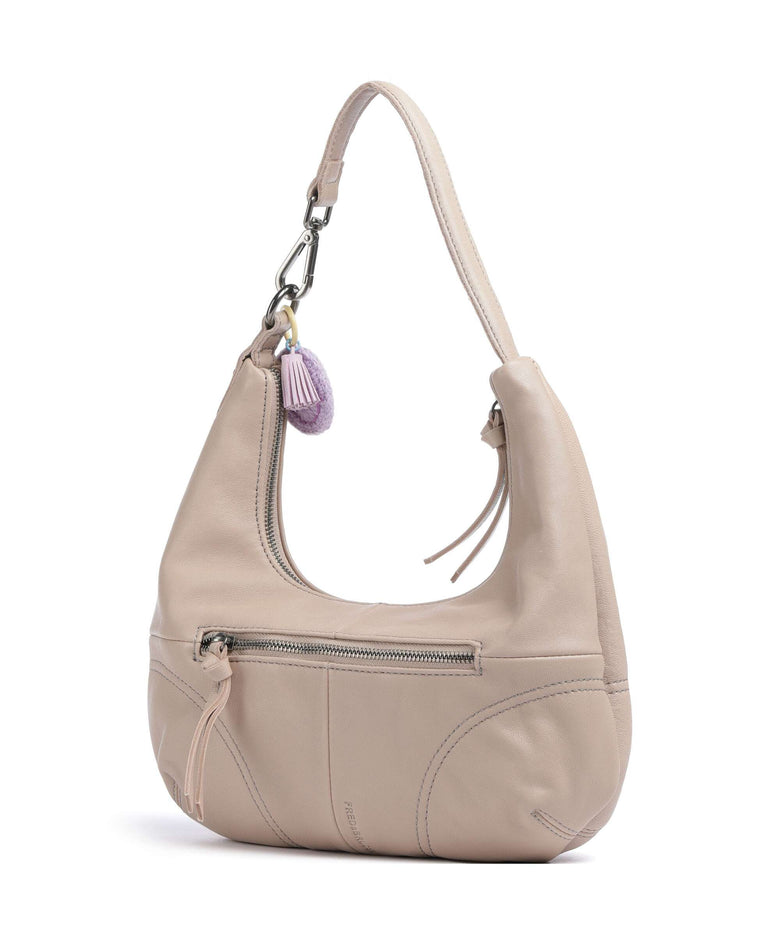 FredsBruder Take A Smile Midi Hobo bag chai latte