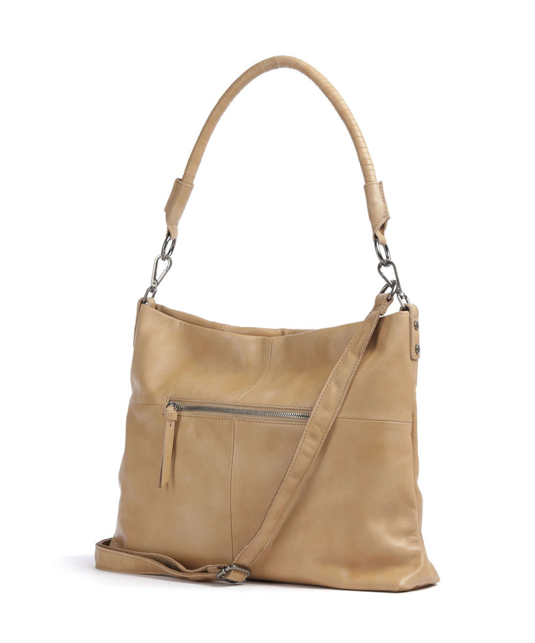 FredsBruder Bestseller Layer Likely Hobo bag milk coffee