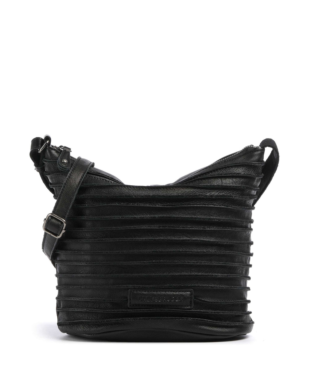 FredsBruder Riffellinchen Crossbody bag black
