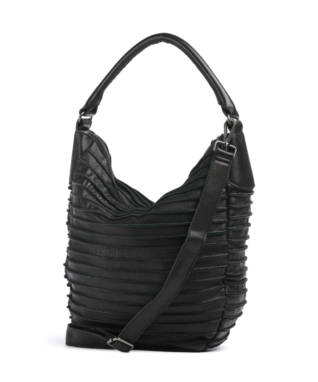 FredsBruder Bestseller Riffeltier S Hobo bag black