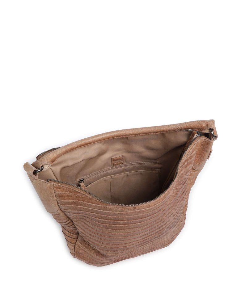 FredsBruder Bestseller Gürteltier S Hobo bag caramel
