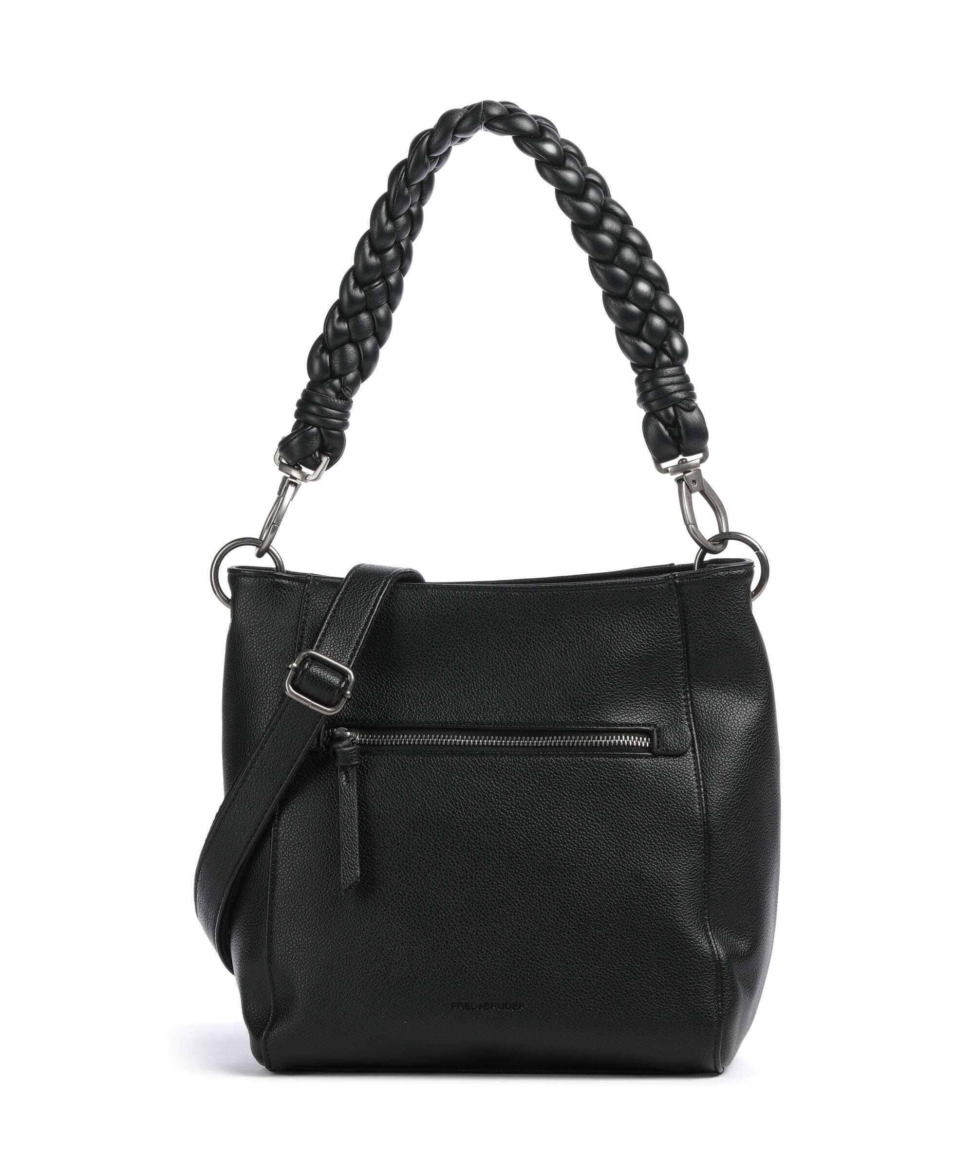 FredsBruder Good Vibes Only Midi Shoulder bag black