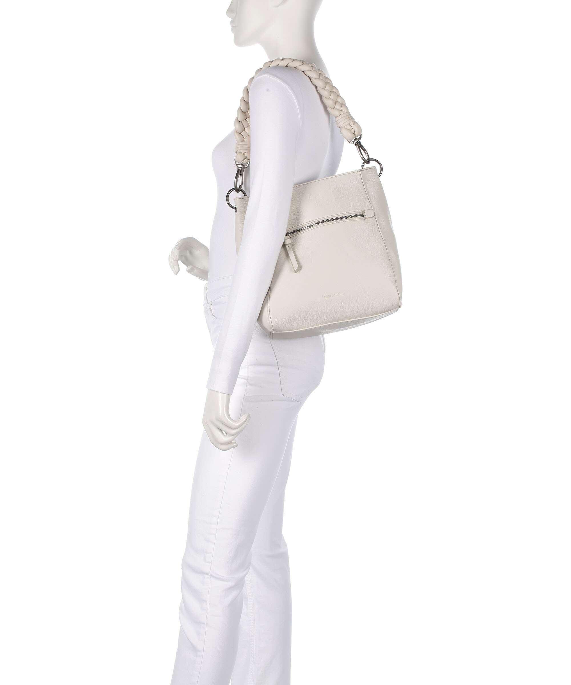 FredsBruder Good Vibes Only Midi Shoulder bag oat milk