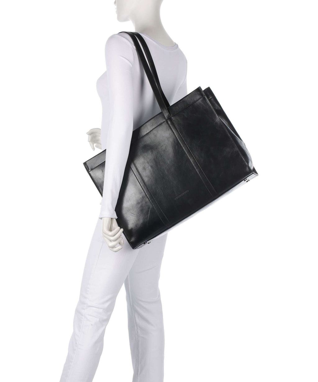 Les Visionnaires Ace Crinkle Tote bag black