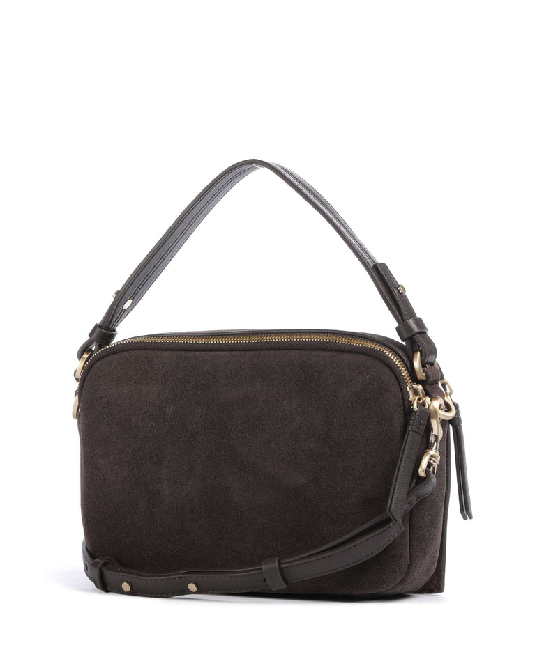 Les Visionnaires Emily Cozy Crossbody bag chocolate brown