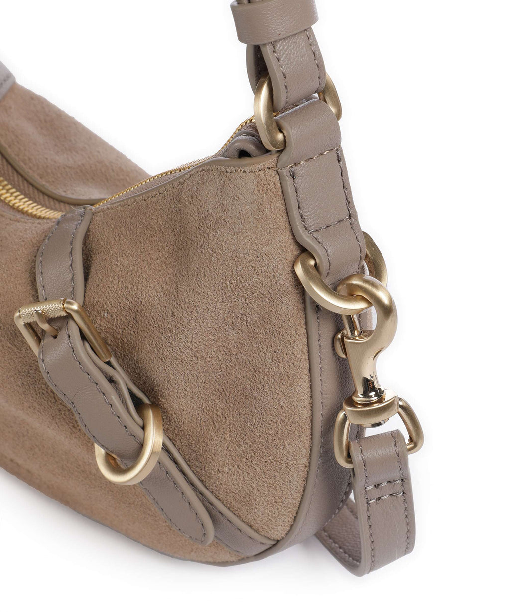 Les Visionnaires Enya Cozy Mini Shoulder bag mushroom/capuccino beige