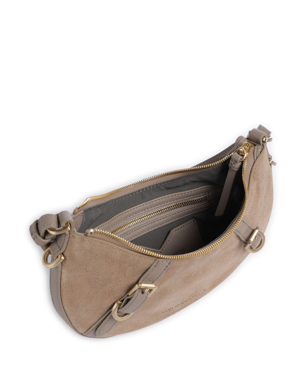 Les Visionnaires Enya Cozy Mini Shoulder bag mushroom/capuccino beige