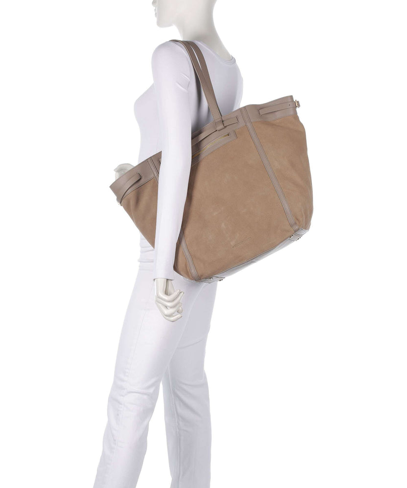 Les Visionnaires Felicia Cozy Tote bag mushroom/capuccino beige