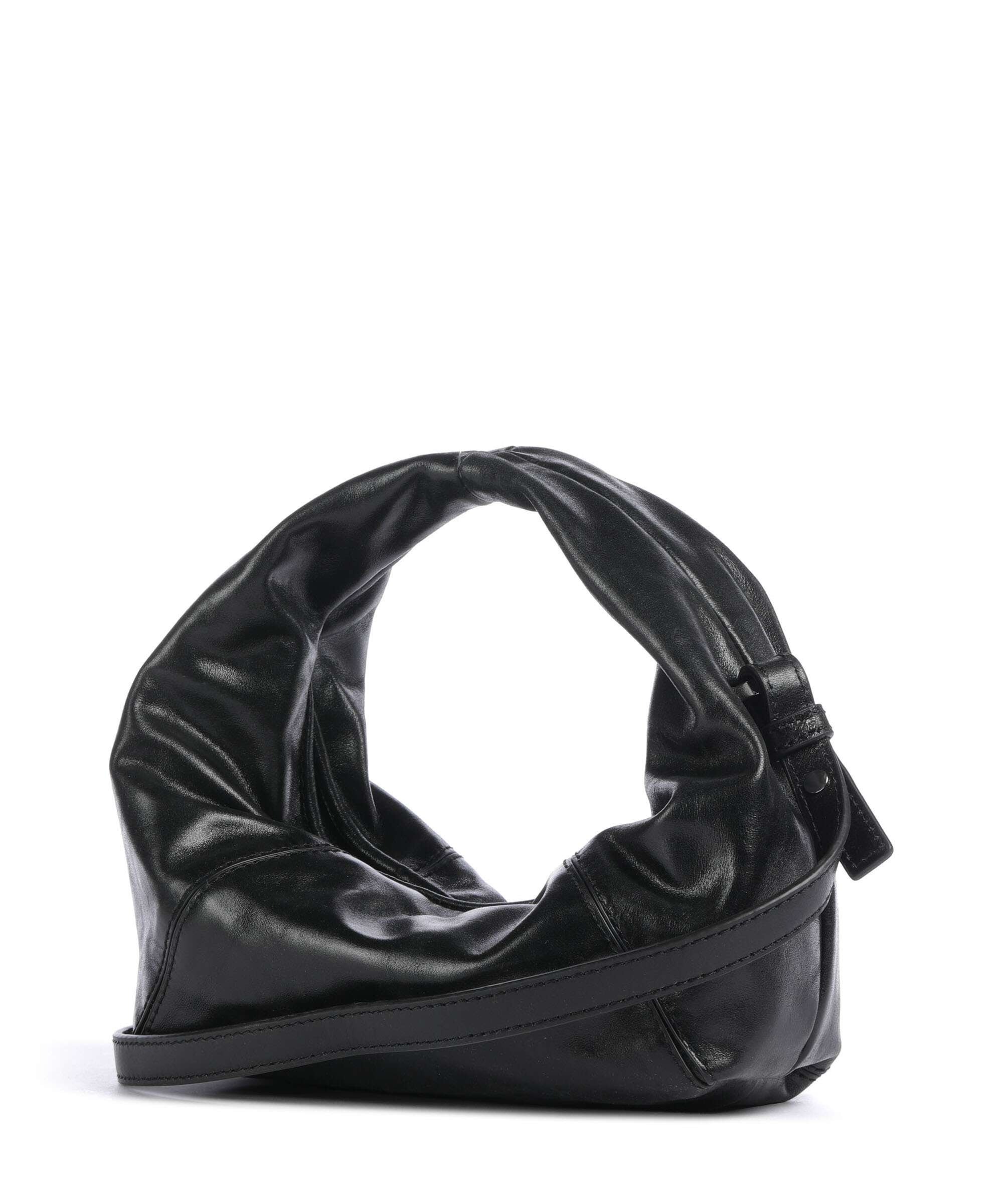 Les Visionnaires Greta Icon Crikle Mini Handbag black