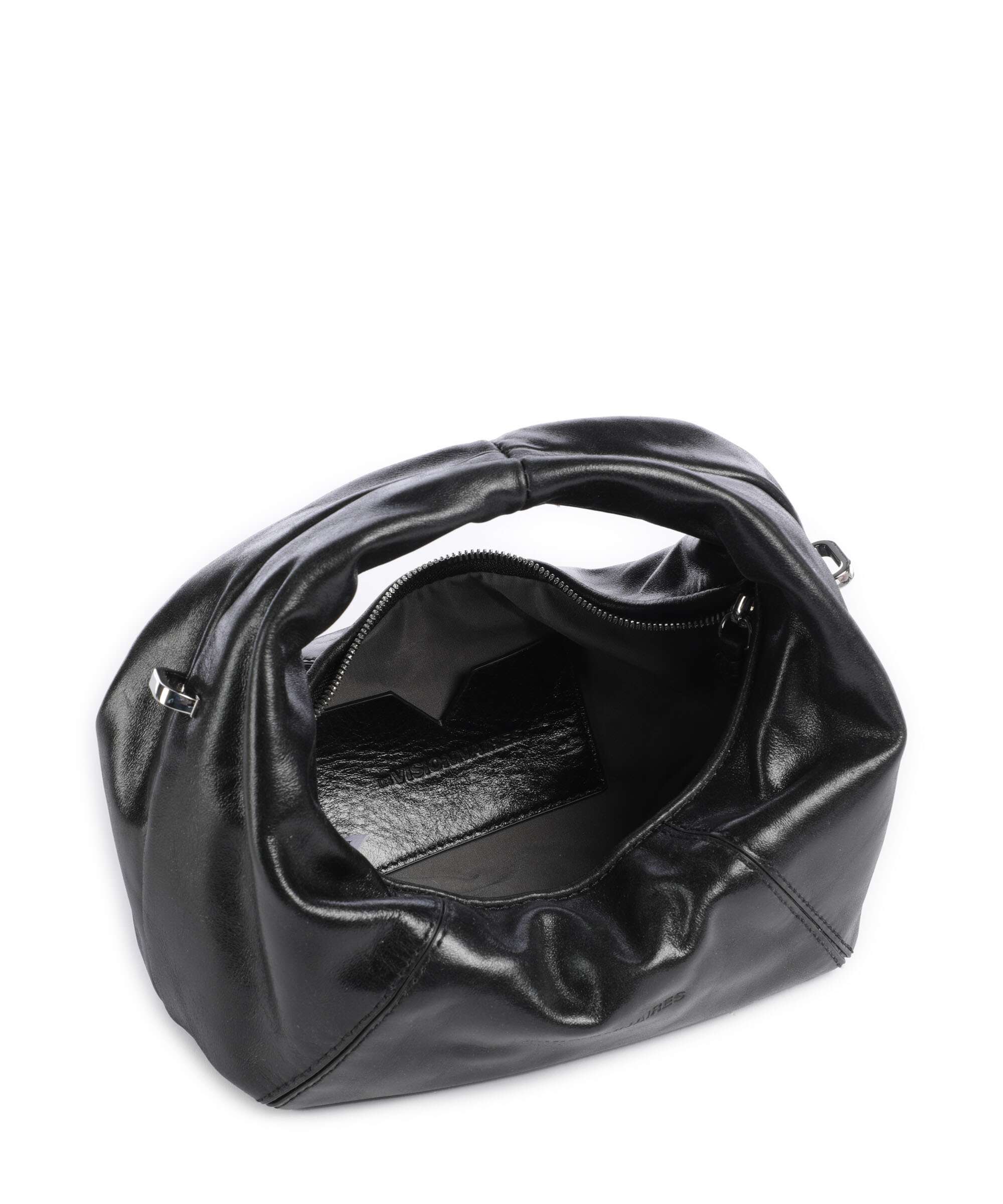 Les Visionnaires Greta Icon Crikle Mini Handbag black
