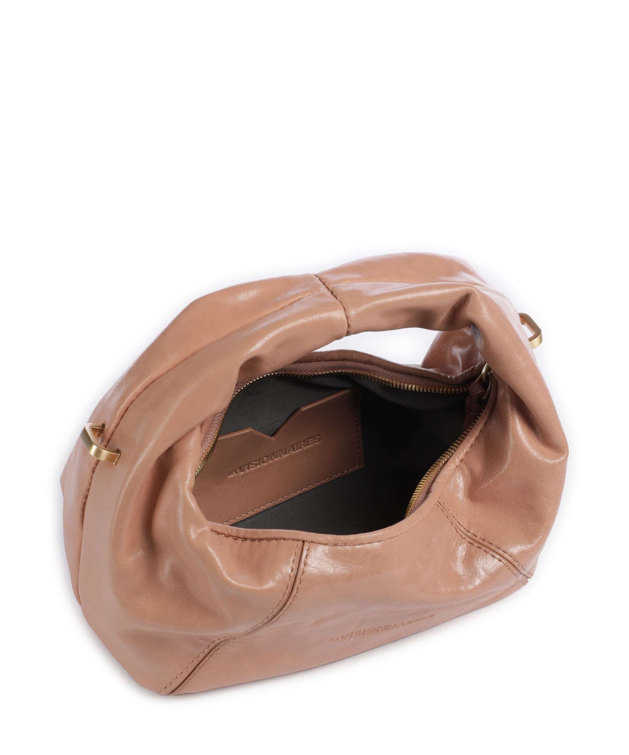 Les Visionnaires Greta Icon Crinkle Mini Handbag cameo rose