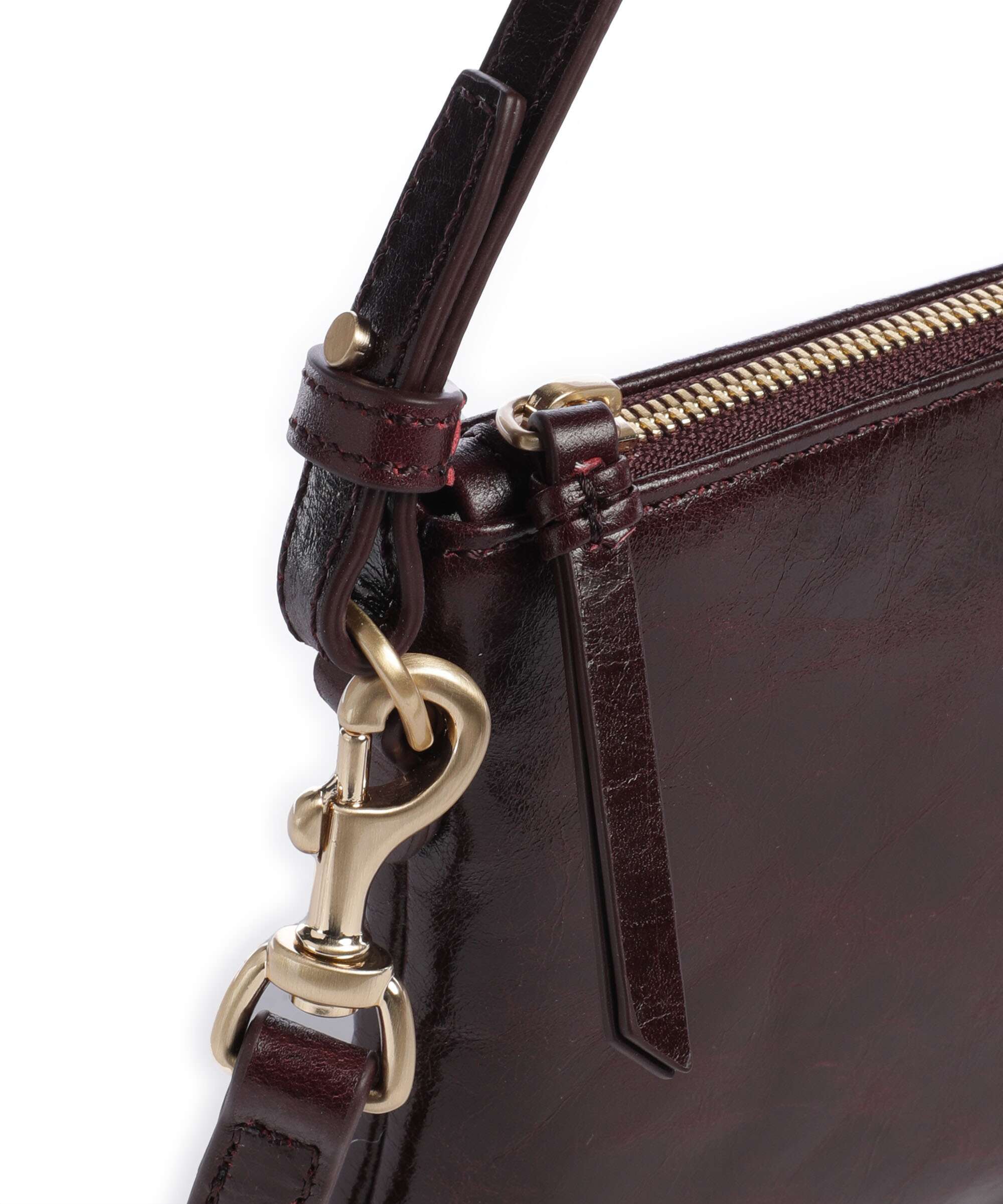 Les Visionnaires Alice Crinkle Shoulder bag bordeaux red