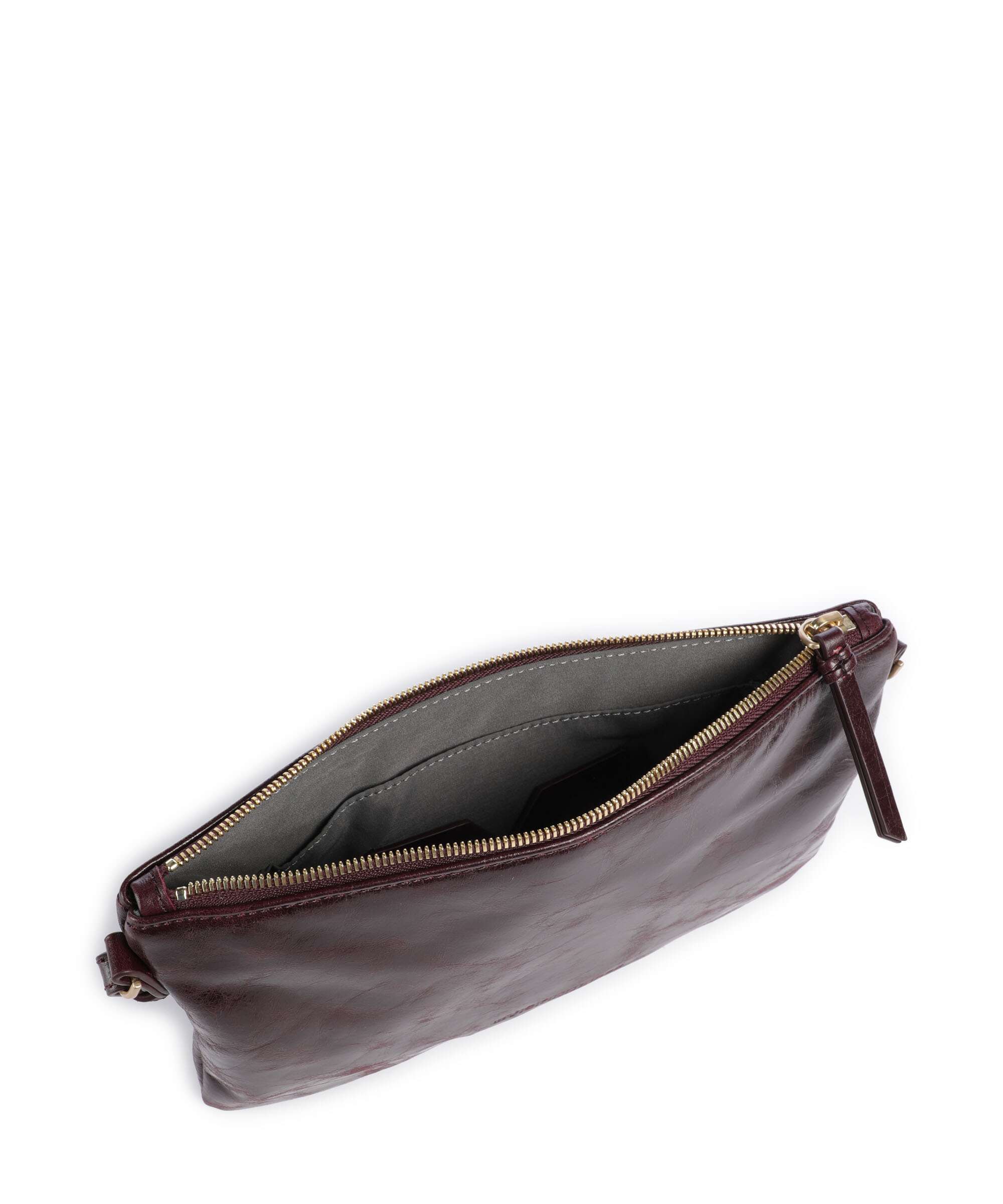 Les Visionnaires Alice Crinkle Shoulder bag bordeaux red
